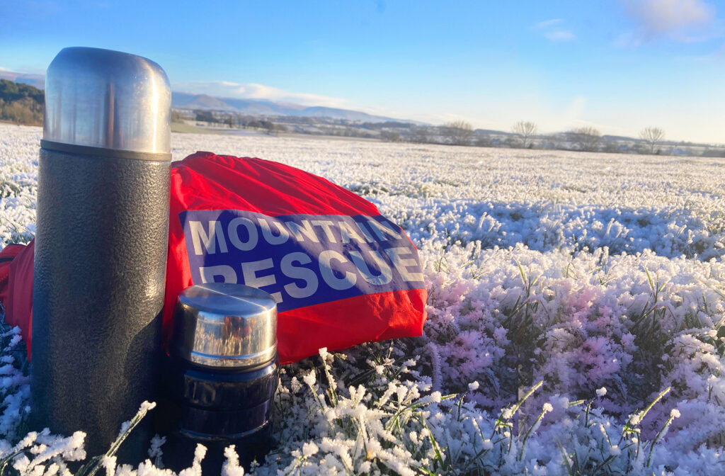 What would mountain rescue do? Two flasks